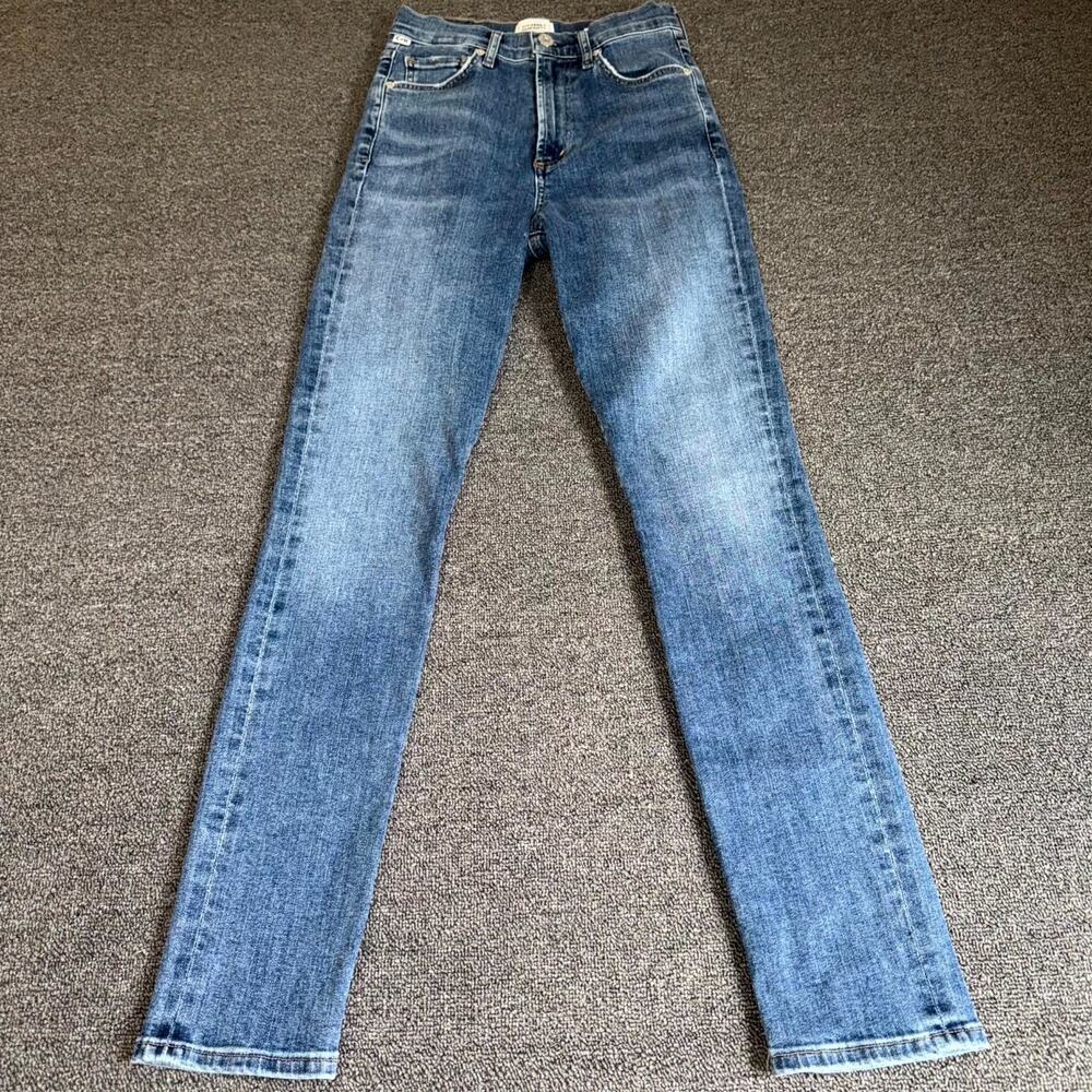 Citizens of Humanity Olivia Slim Ankle Jeans Womens 24 Blue Denim High Rise